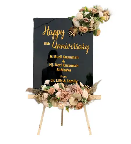 Papan Bunga Akrilik Telagamulya