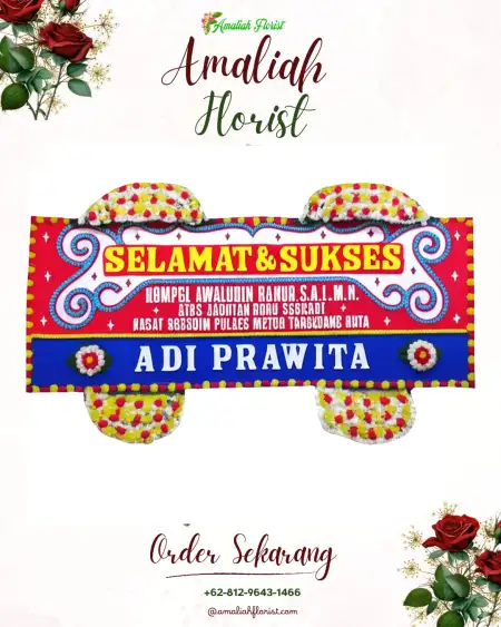 Papan Bunga Ucapan Selamat Telagamulya